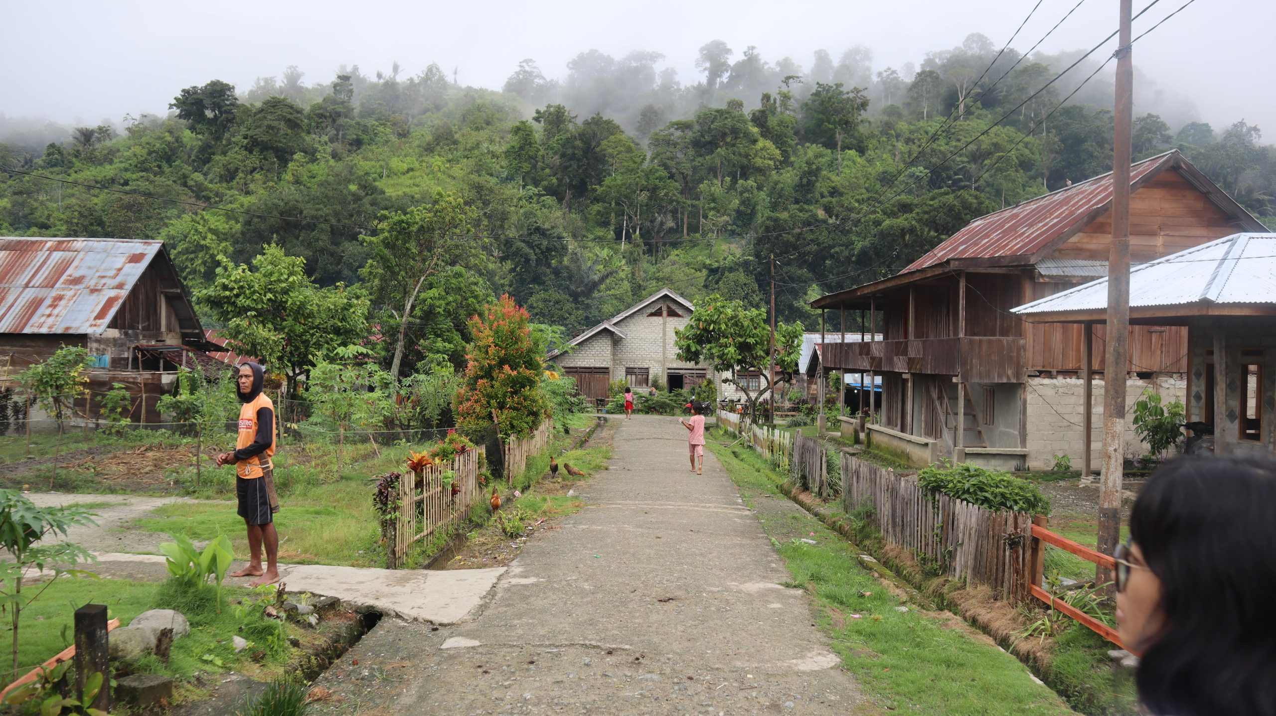 Pemukiman Desa Moa, Kecamatan Kulawi Selatan, Kabupaten Sigi, Sulawesi Tengah, berkeliling hutan. Fotoi: Sarjan Lahay/ Mongabay Indonesia