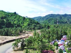 Desa yang nanti akan ditenggelamkan untuk bendungan di Gorontalo. Foto: Sarjan Lahay/ Mongabay Indonesia