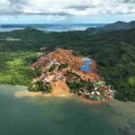 Pulau Sangihe yang dilaporkan tercemar logam berat. (Foto: © Alif R Noudy Korua _ Greenpeace )
