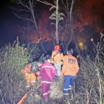 Petugas BPBD menuju lokasi karhutla. Foto: BPBD Nunukan.
