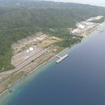 Lokasi proyek LNG Donggi-Senoro (DSLNG) di Kabupaten Banggai, Sulawesi Tengah. (Foto: Walhi Sulteng)