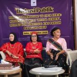 diskusi publik bertajuk “Perempuan Menggugat UU Cipta Kerja: Meruntuhkan Mitos ‘Netral Gender’, Merebut Hak Konstitusi atas Pangan dan Ruang Hidup”. (Foto: Koalisi)