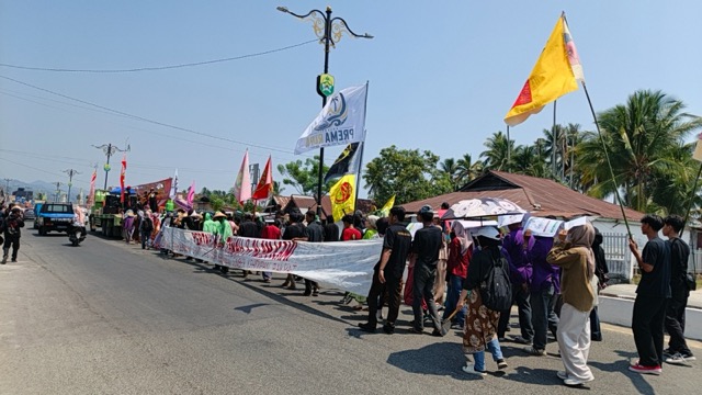 Peringatan Hari Tani Nasional di Kabupaten Buol, Sulawesi Tengah. (Foto: Jaga Deca)