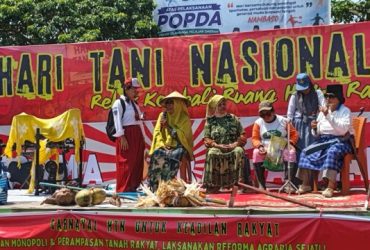 Peringatan Hari Tani Nasional di Kabupaten Buol, Sulawesi Tengah. (Foto: Jaga Deca)
