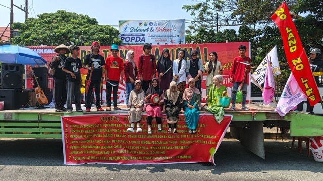 Peringatan Hari Tani Nasional di Kabupaten Buol, Sulawesi Tengah. (Foto: Jaga Deca)