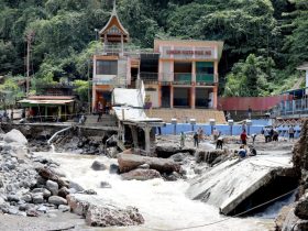 Lokasi terdampak banjir lahar dingin dan longsor di Lubuk Mata Kucing, Kota Padang Panjang, Sumatera Barat. Foto: BNPB