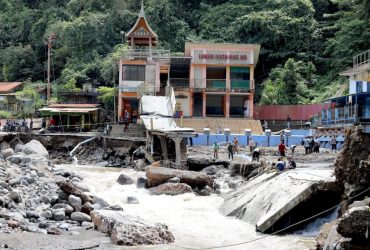 Lokasi terdampak banjir lahar dingin dan longsor di Lubuk Mata Kucing, Kota Padang Panjang, Sumatera Barat. Foto: BNPB