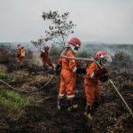 TIm Cegah Api Karhutla Greenpeace. (Foto: Rendra Hernawan - Greenpeace)